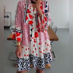 NWT Button Up Casual Dress Large